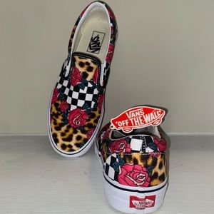 Vans Checkerboard, leopard prints